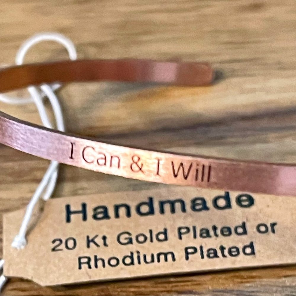 " I Can & I Will" Bracelet